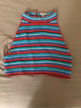 Knit halter top